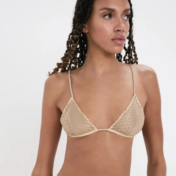 For Love and Lemons Glitter Bralette BNWT (M) - Picture 4 of 10